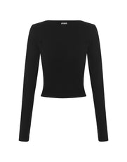 Wrap Longsleeve Airlyte - Black