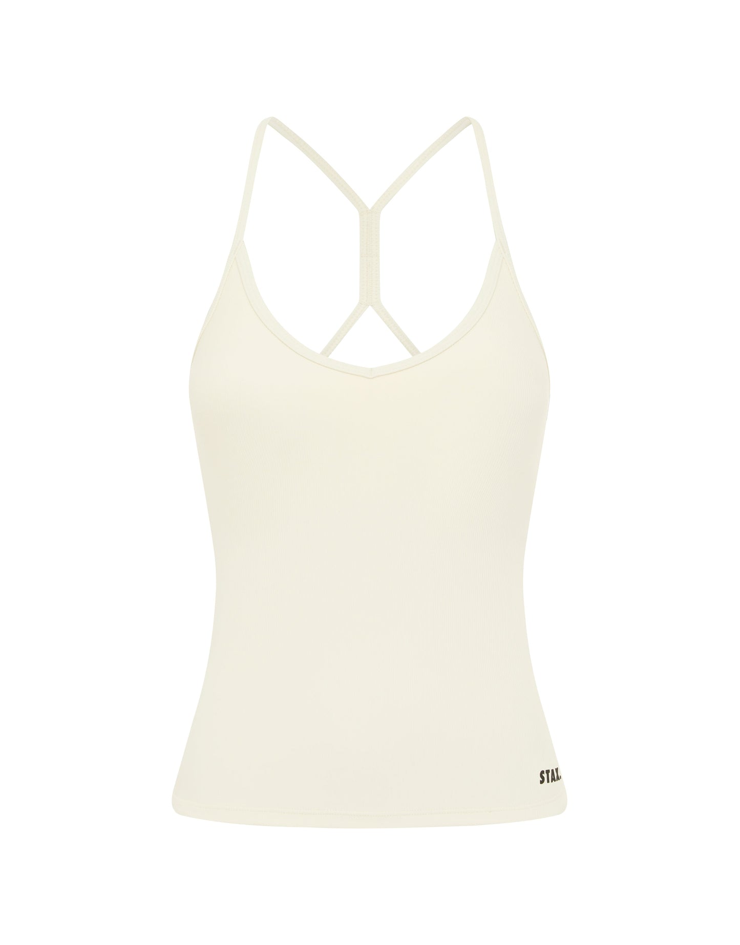 Active Rib Strappy Singlet - Cloud