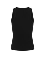 Active Rib Racer Singlet - Black