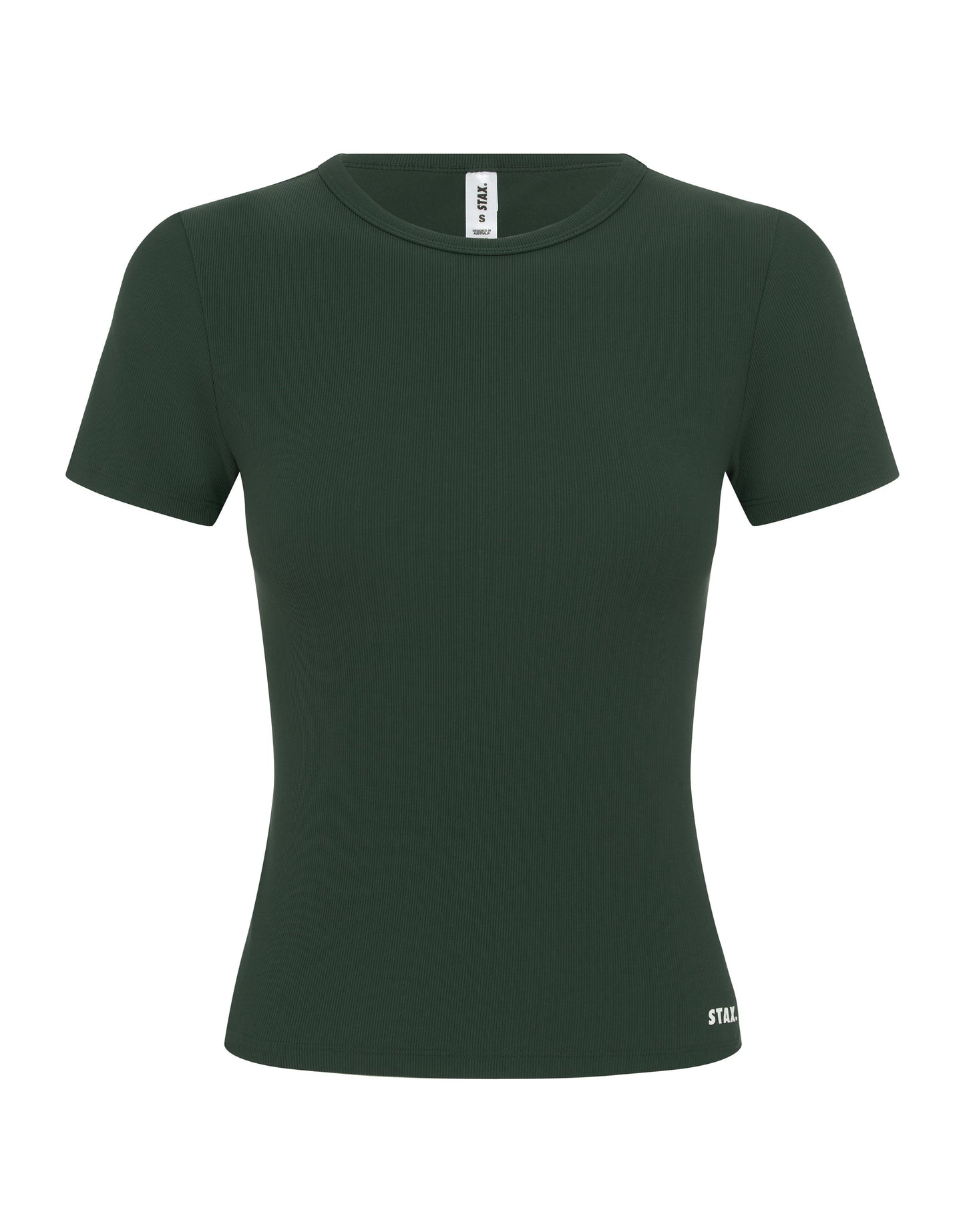 Active Rib Fitted Tee - Alpine
