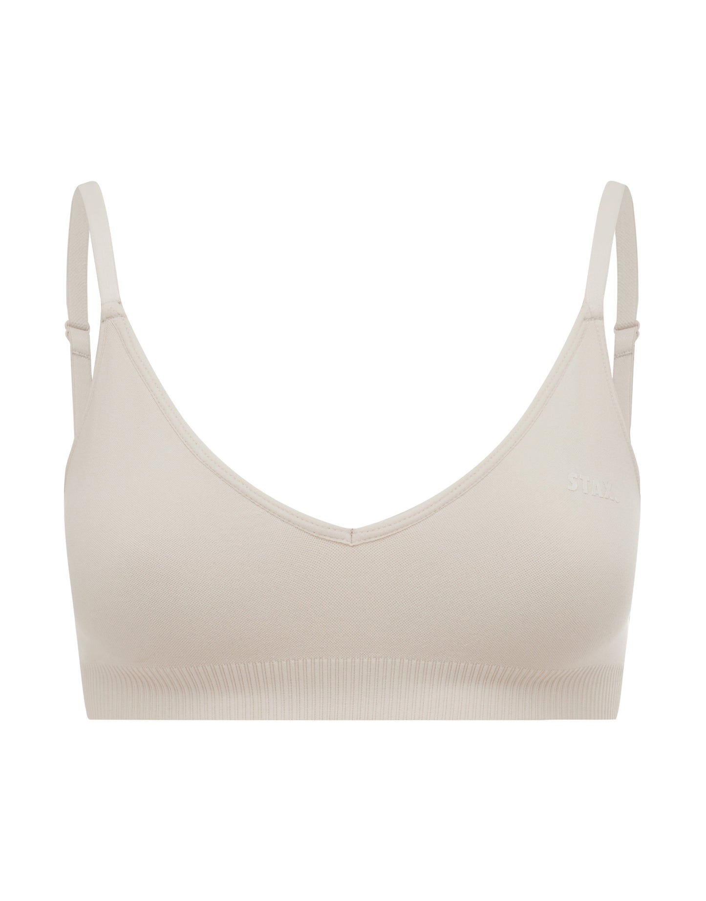 Premium Seamless Bralette - Bone