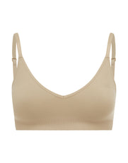 Premium Seamless Bralette - Taupe