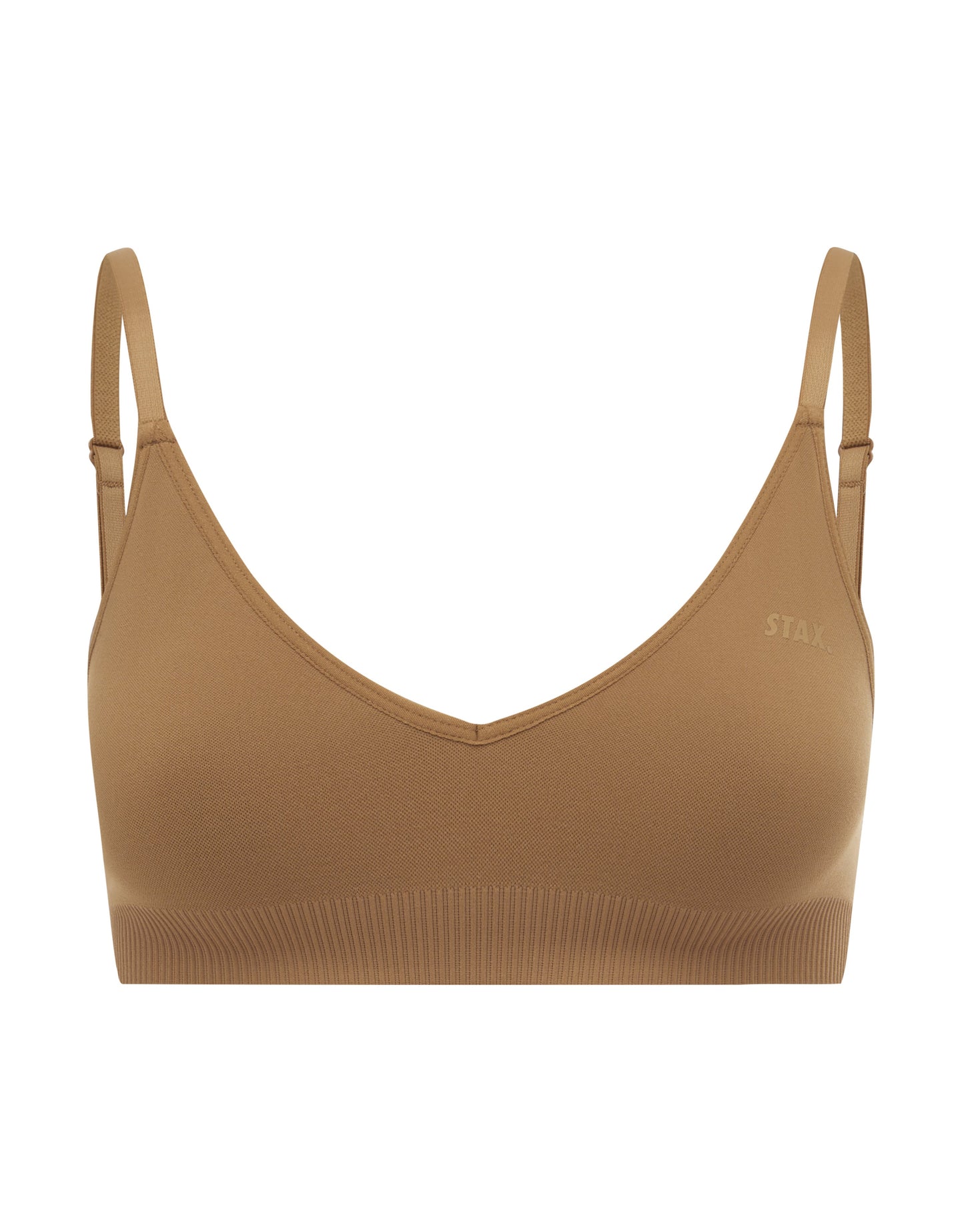 Premium Seamless Bralette - Toffee