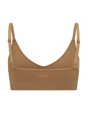 Premium Seamless Bralette - Toffee