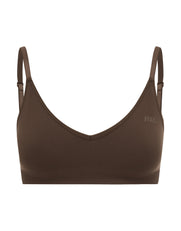 Premium Seamless Bralette - Cocoa