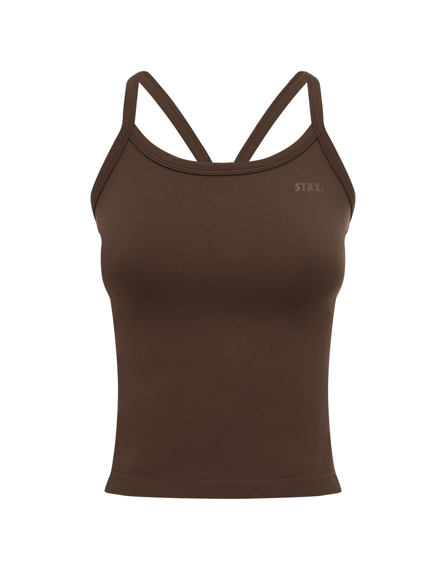 Premium Seamless Tank - Cocoa