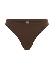 Premium Seamless G-String - Cocoa