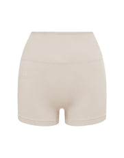 Premium Seamless Mini Bike Shorts - Bone