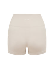 Premium Seamless Mini Bike Shorts - Bone