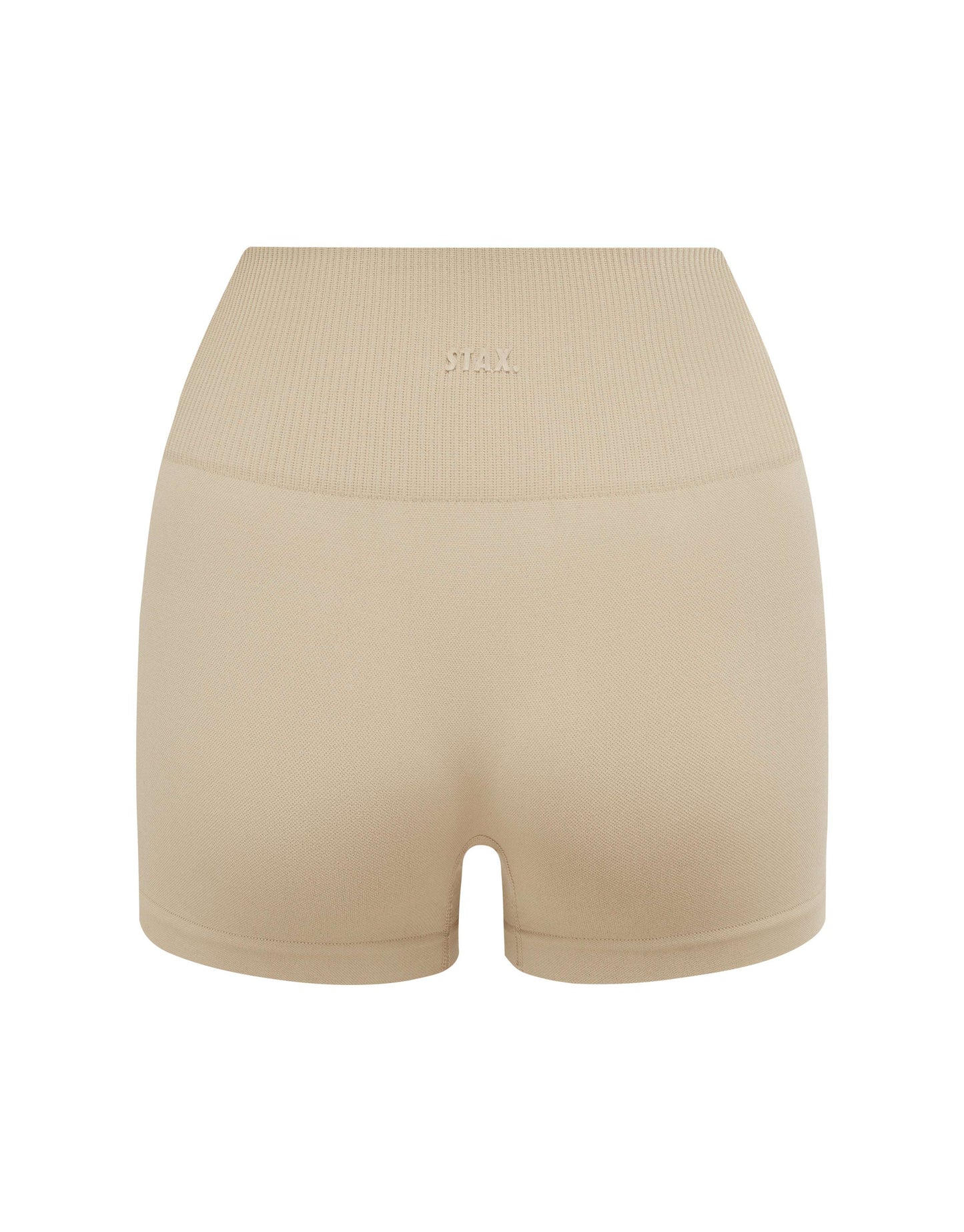 Premium Seamless Mini Bike Shorts - Taupe