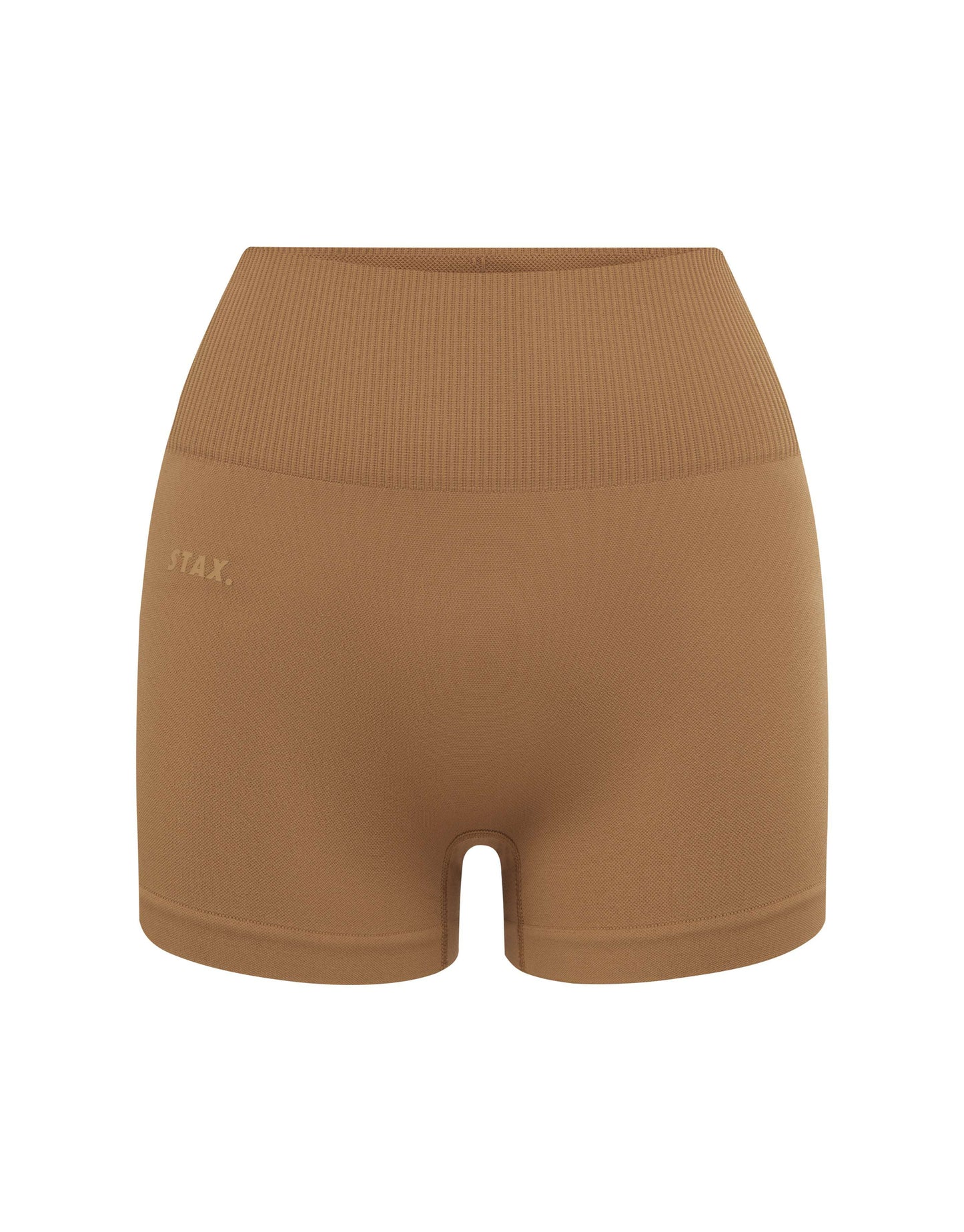 Premium Seamless Mini Bike Shorts - Toffee