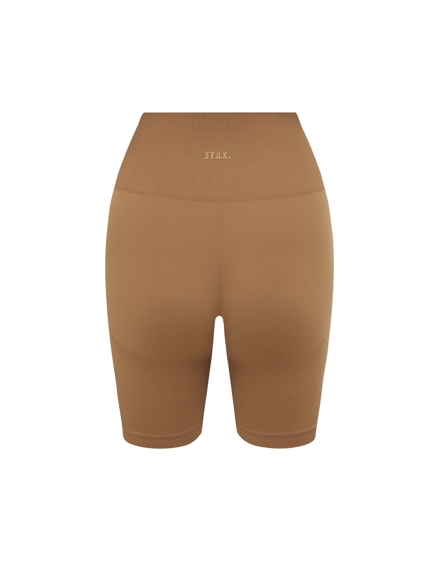 Premium Seamless Midi Bike Shorts - Toffee