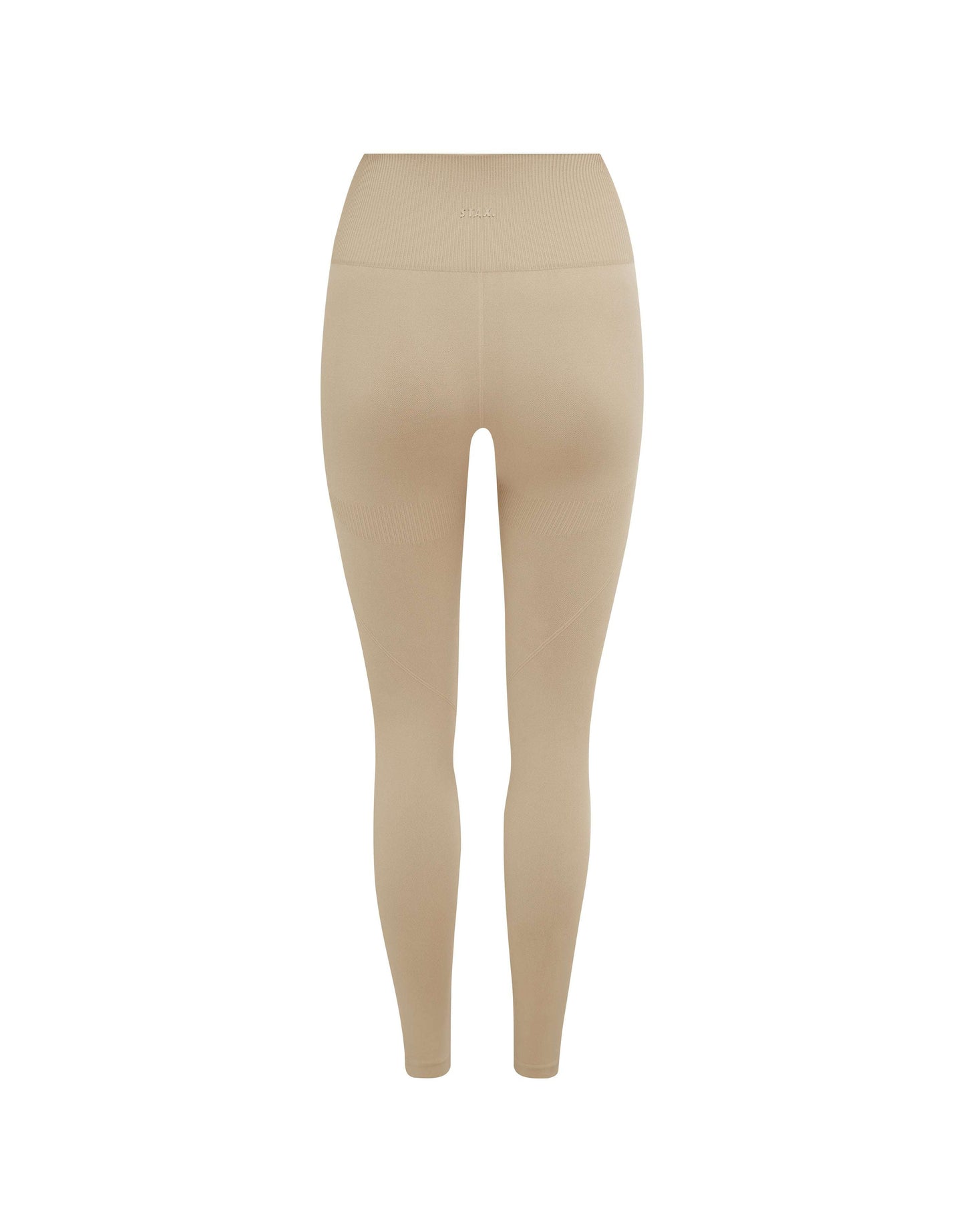 Premium Seamless Full Length Tights - Taupe