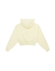 Cropped Zip Hoodie Solfleece® - Butter