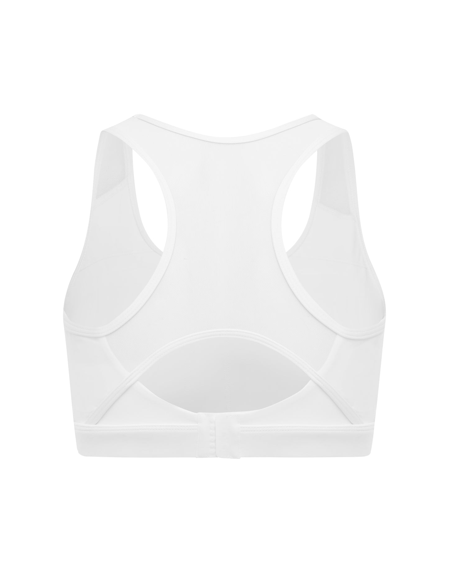 Mesh Racerback Sports Bra Astryx - White