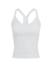 V Neck Tank Airlyte - Grey Marle