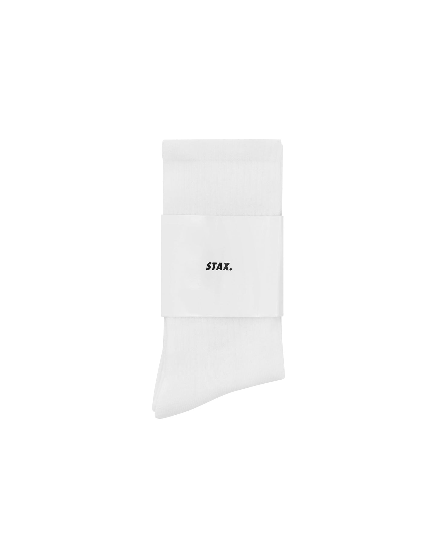 Unisex Crew Socks - White