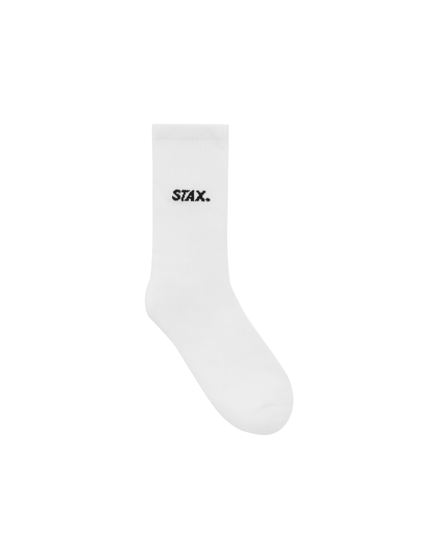 Unisex Crew Socks - White
