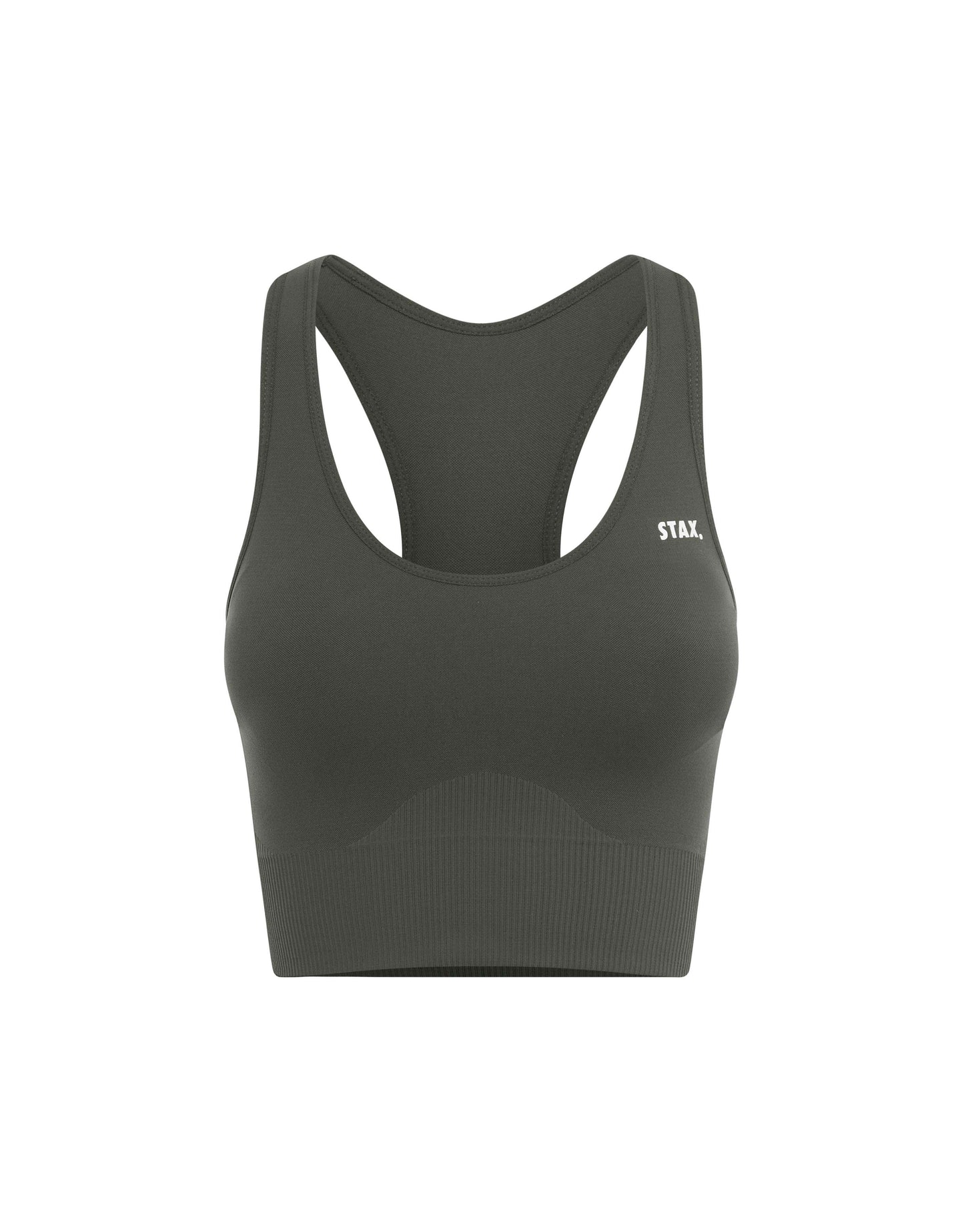 Premium Seamless Racer Crop - Dovetail