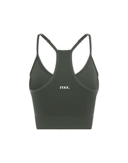 Premium Seamless Strappy Crop - Dovetail