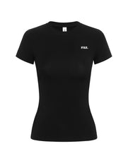 AW Womens Tee - Black/ White