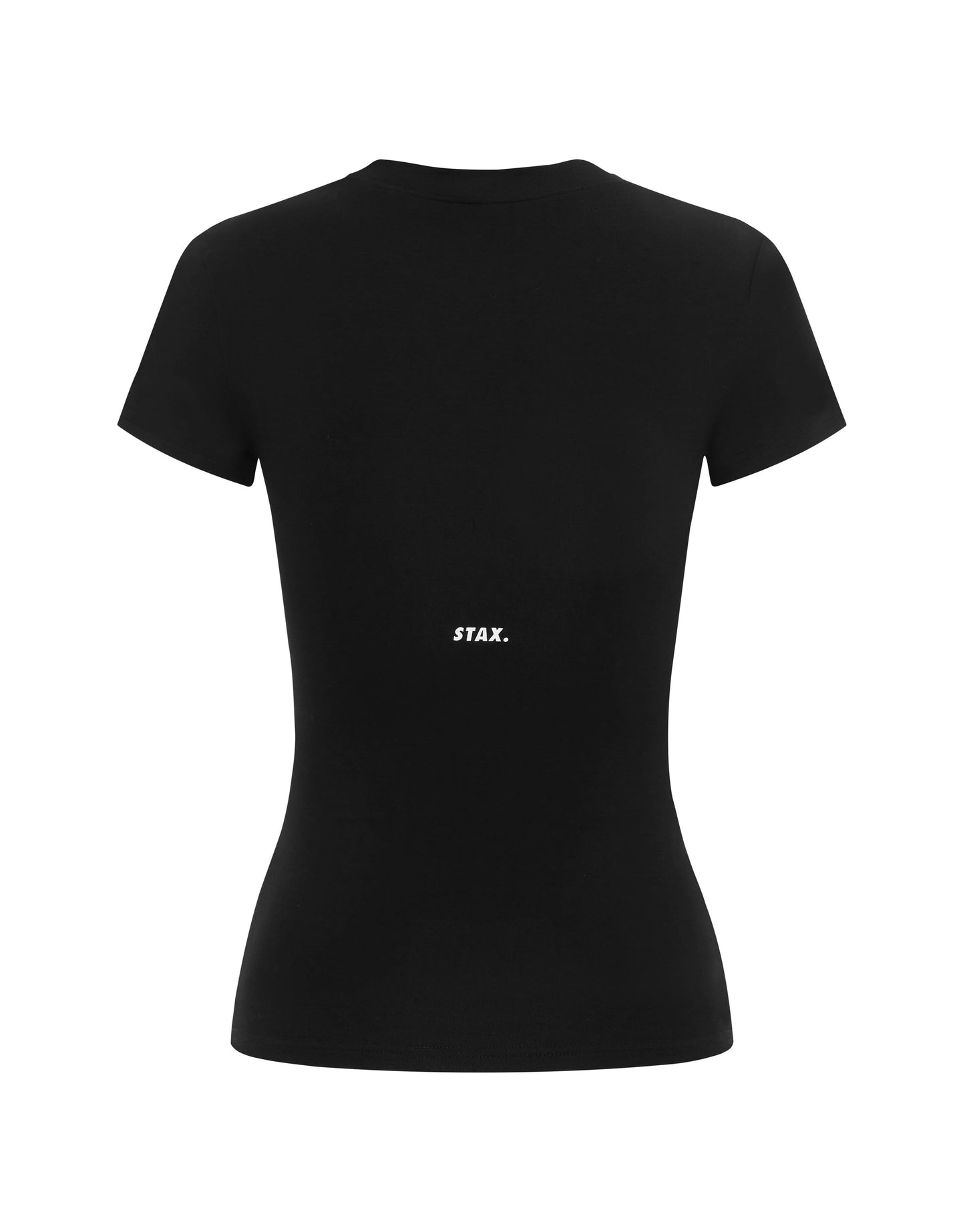 AW Womens Tee - Black/ White