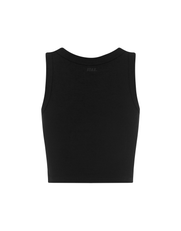 Ribbed Tank - Black