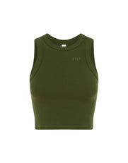 Ribbed Tank - Khaki