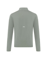 Mens Sport 1/4 Zip Long Sleeve - Sage