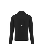 Mens Sport 1/4 Zip Long Sleeve - Black