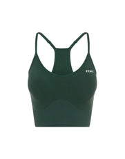 Premium Seamless Strappy Crop - Forest