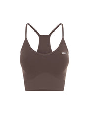 Premium Seamless Strappy Crop - Cedar
