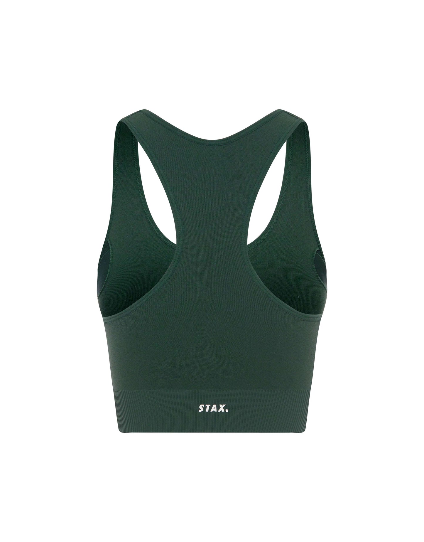 Premium Seamless Racer Crop - Forest