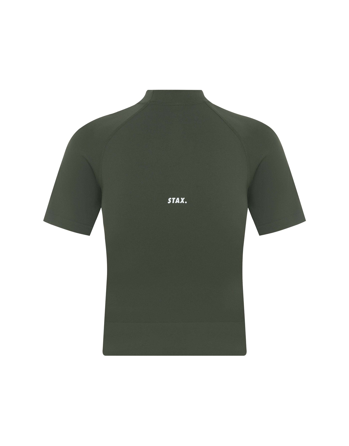 Premium Seamless High Neck Tee - Dovetail