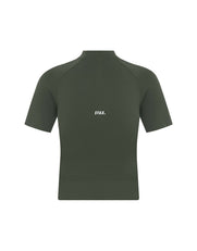 Premium Seamless High Neck Tee - Dovetail
