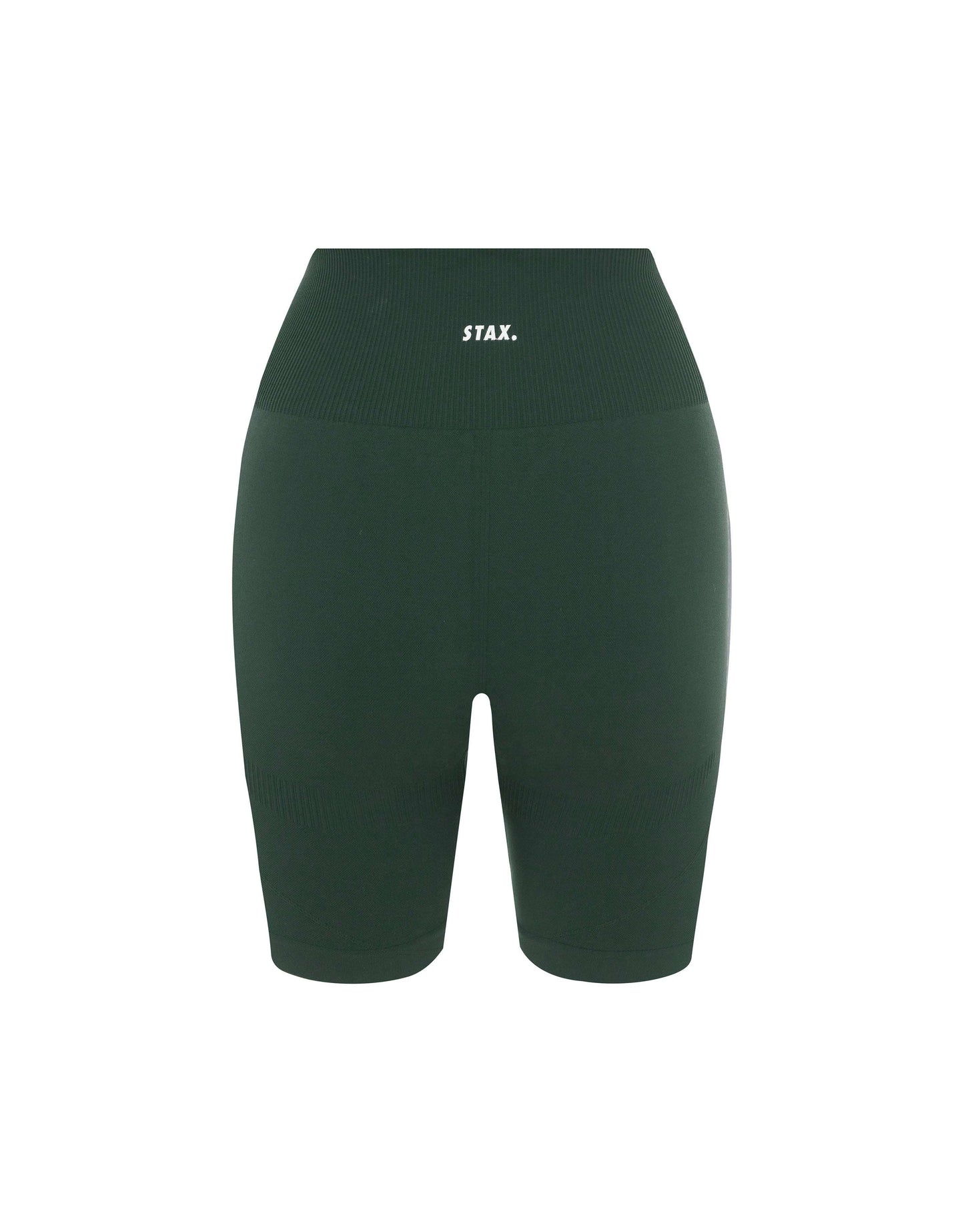 Premium Seamless Midi Bike Shorts - Forest