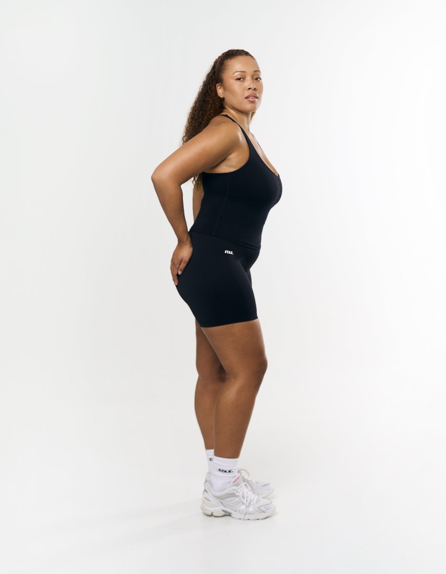 Ruched Tank Airlyte - Black