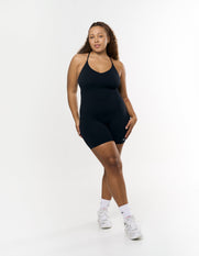 Low V Back Playsuit Airlyte - Black