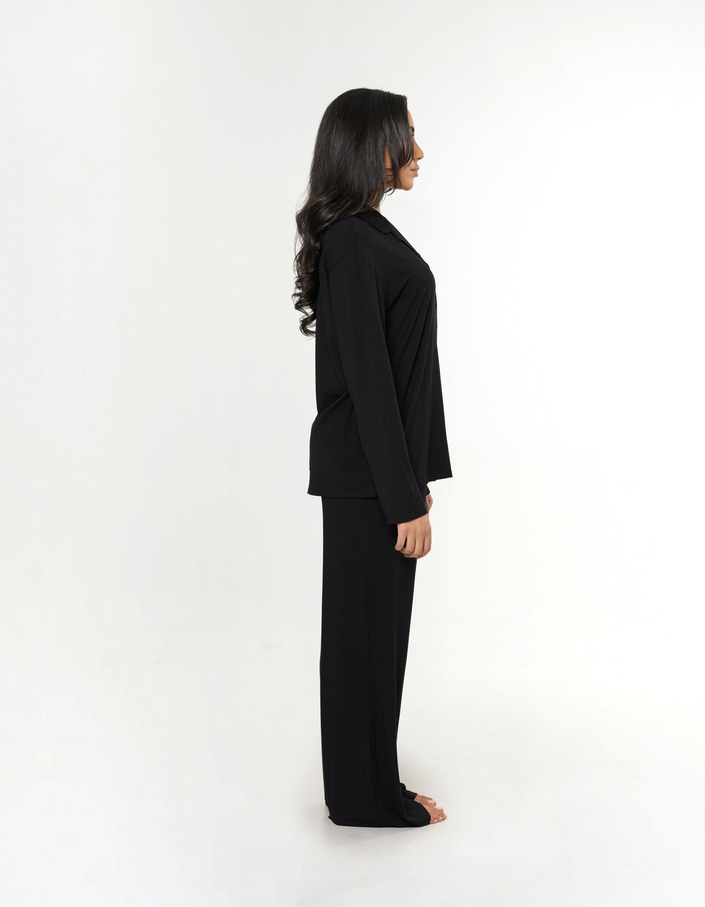 Sleep Long Sleeve Shirt - Black