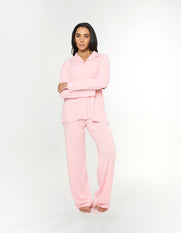 Sleep Long Sleeve Shirt - Baby Pink