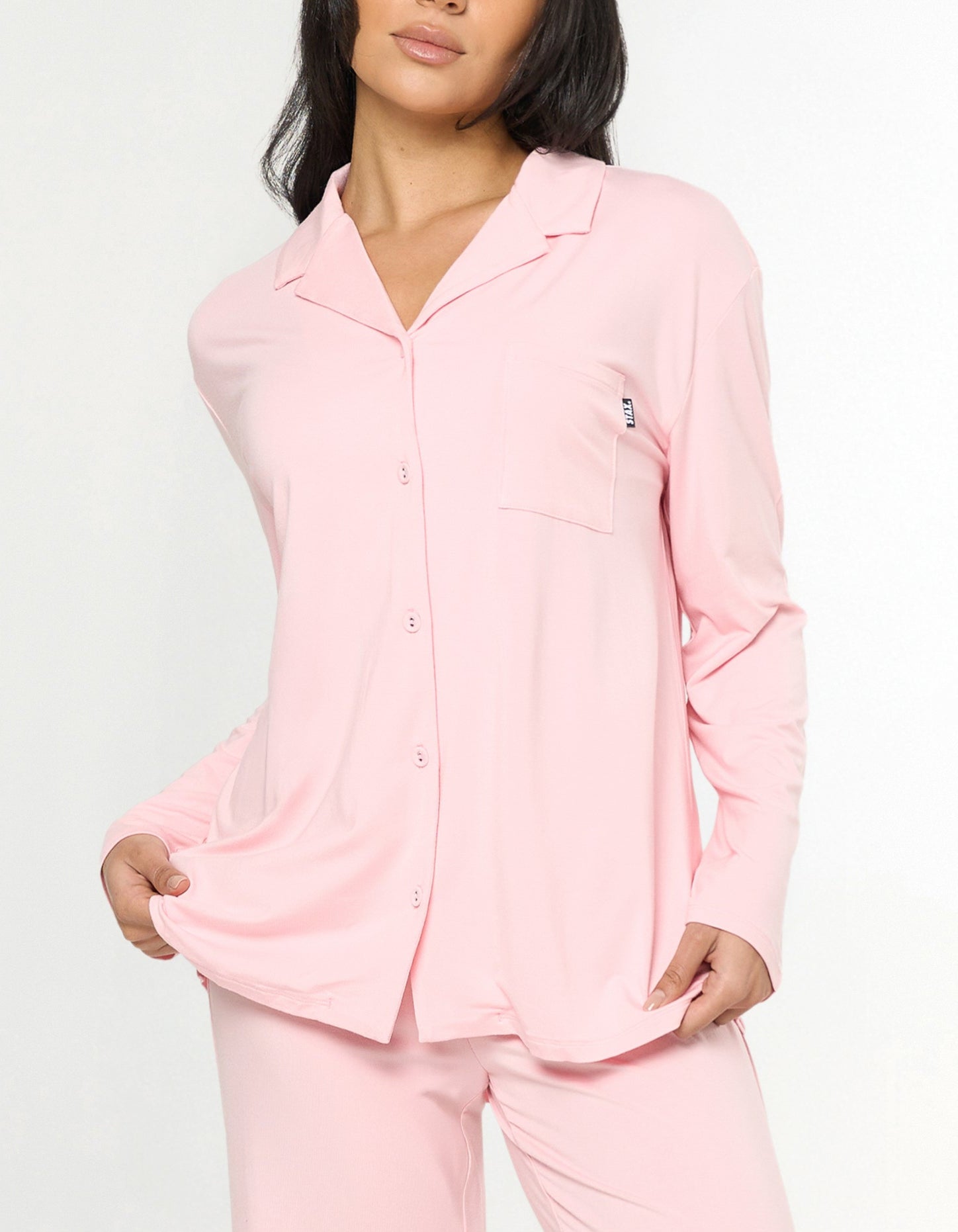 Sleep Long Sleeve Shirt - Baby Pink