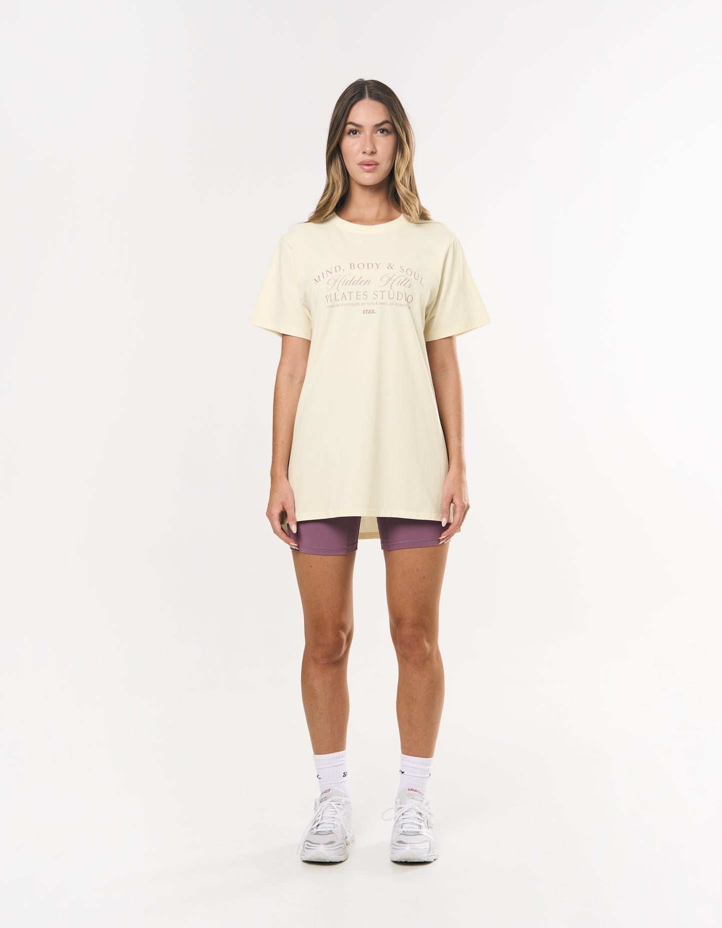 Wellness Oversized Tee - Cream