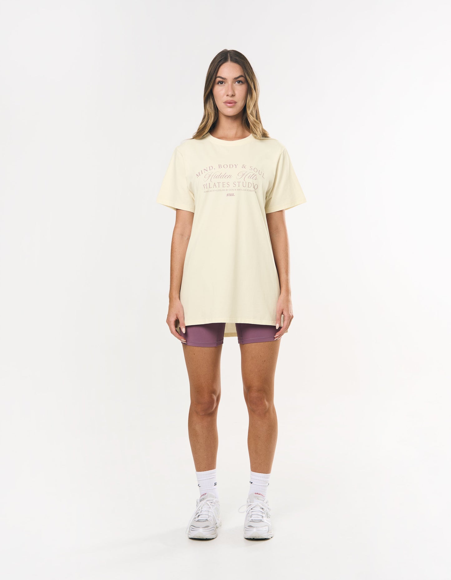 Wellness Oversized Tee - Cream
