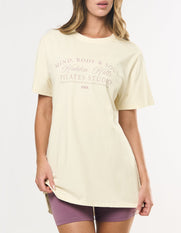 Wellness Oversized Tee - Cream
