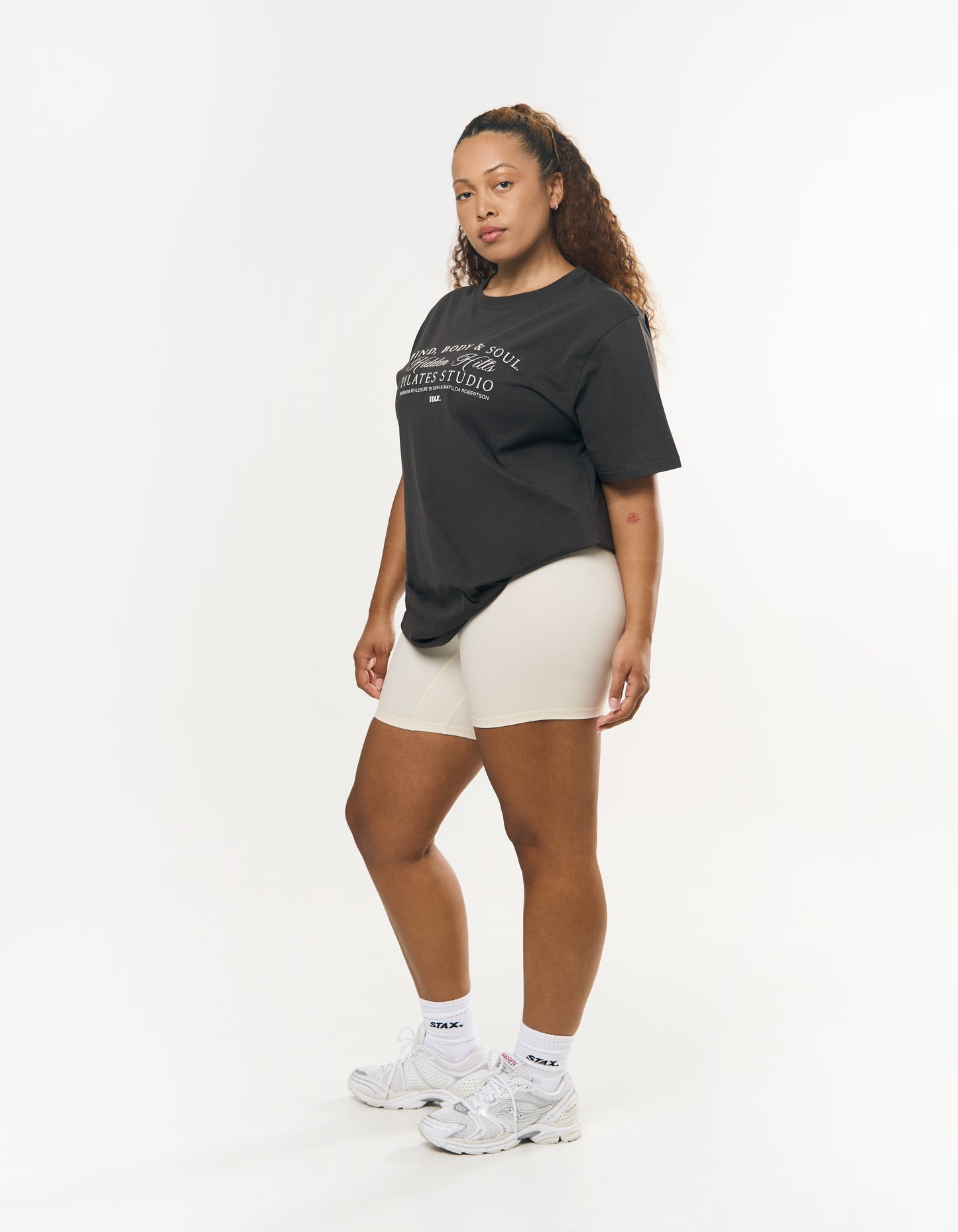 Wellness Oversized Tee - Slate Grey