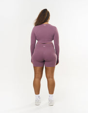 V Front Midi Bike Shorts NANDEX™ - Mauve