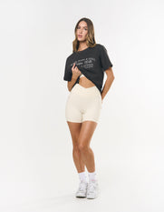 Wellness Oversized Tee - Slate Grey