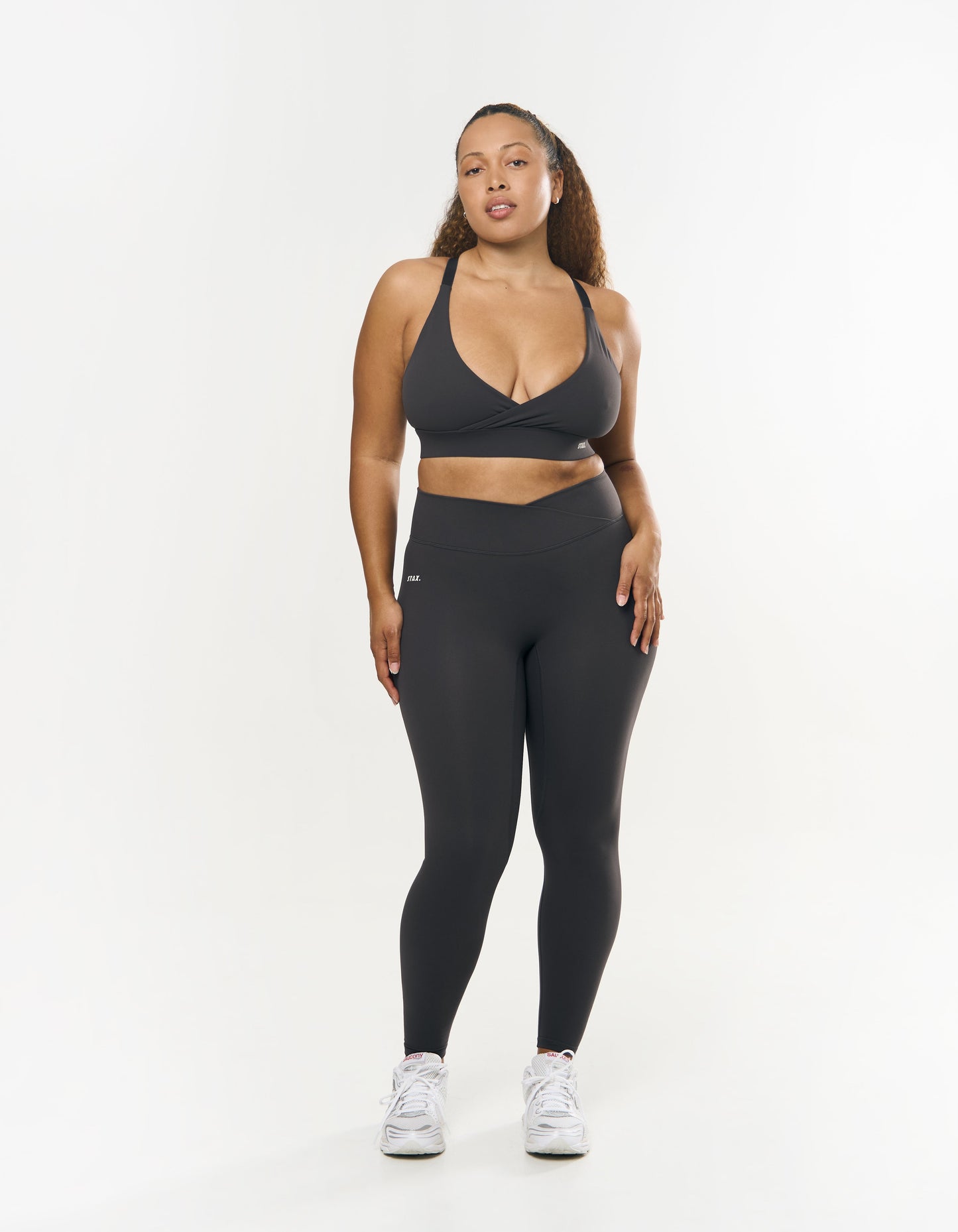 V Front Adapt Crop NANDEX™ - Slate Grey