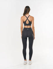 V Front Full Length Tights NANDEX™ - Slate Grey
