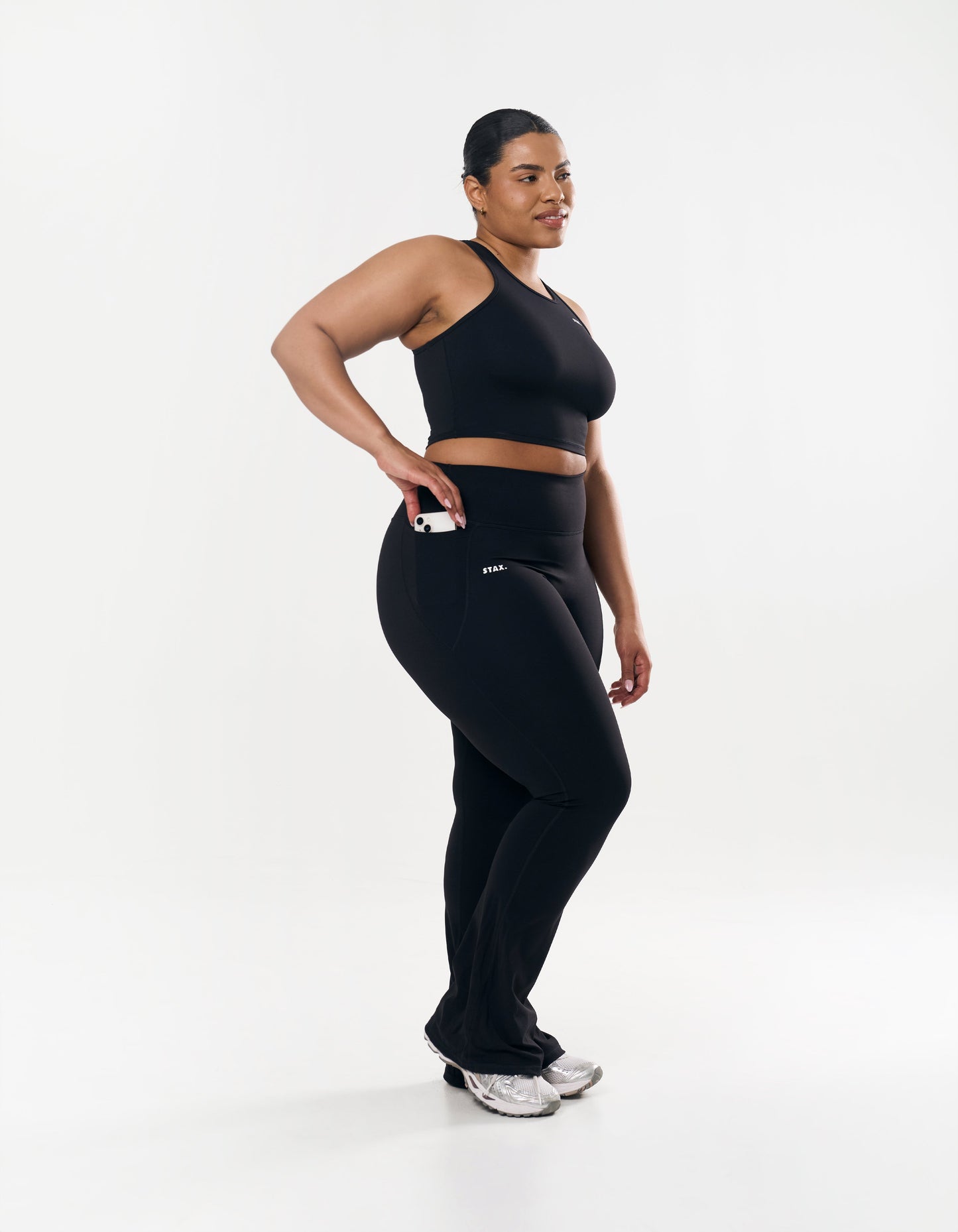 Phone Pocket Flare Tights NANDEX™ - Black